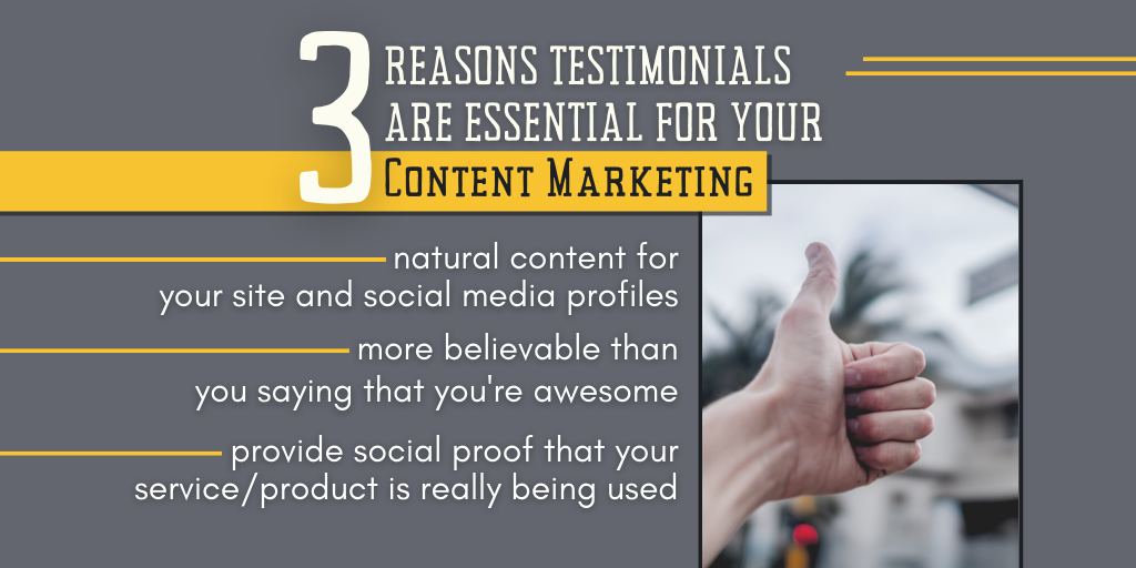 3 Data-Backed Reasons Testimonials are Content Marketing Essentials
